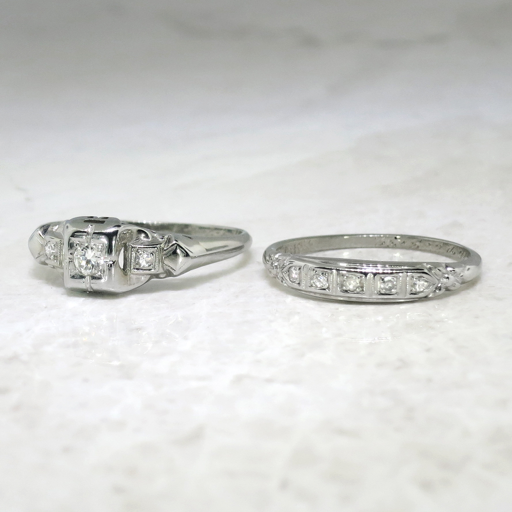 Filigree Engagement Ring Circa 1930's – Vintage Diamond Ring