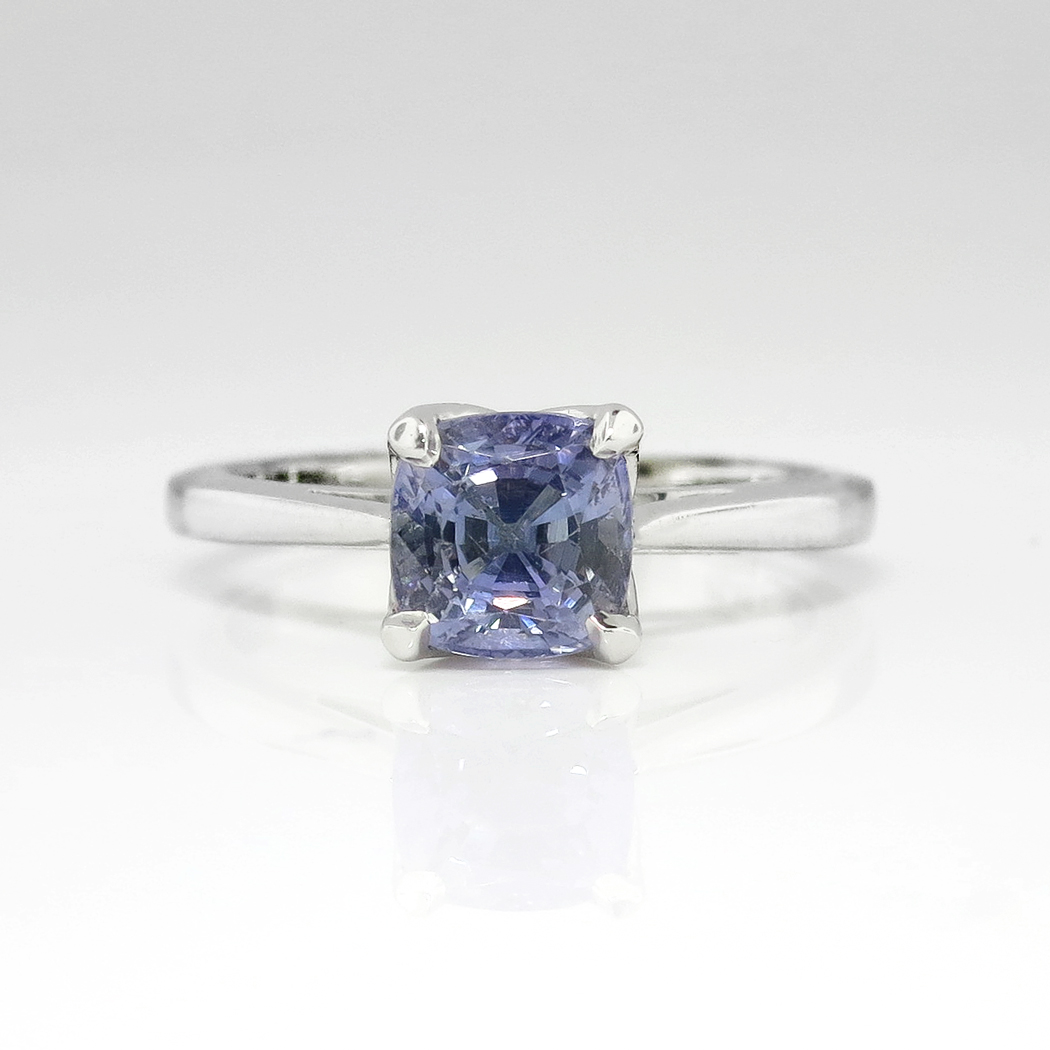 Estate Cushion Cut 1.22ct Tanzanite Solitaire Engagement Wedding ...