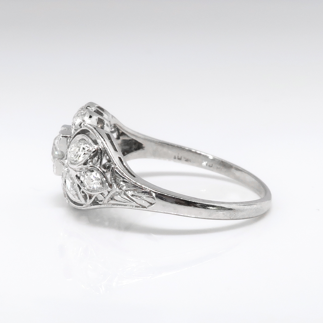 Edwardian Diamond Engagement Ring .63ct t.w. Circa 1920's Old European ...