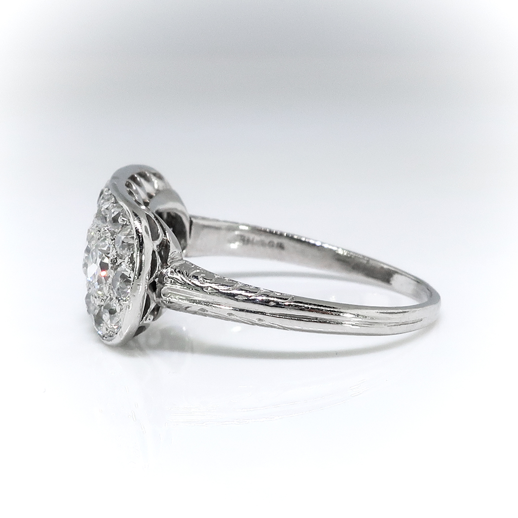 Antique Diamond Anniversary Ring Circa 1920's 2.07ct t.w. Vintage Old ...