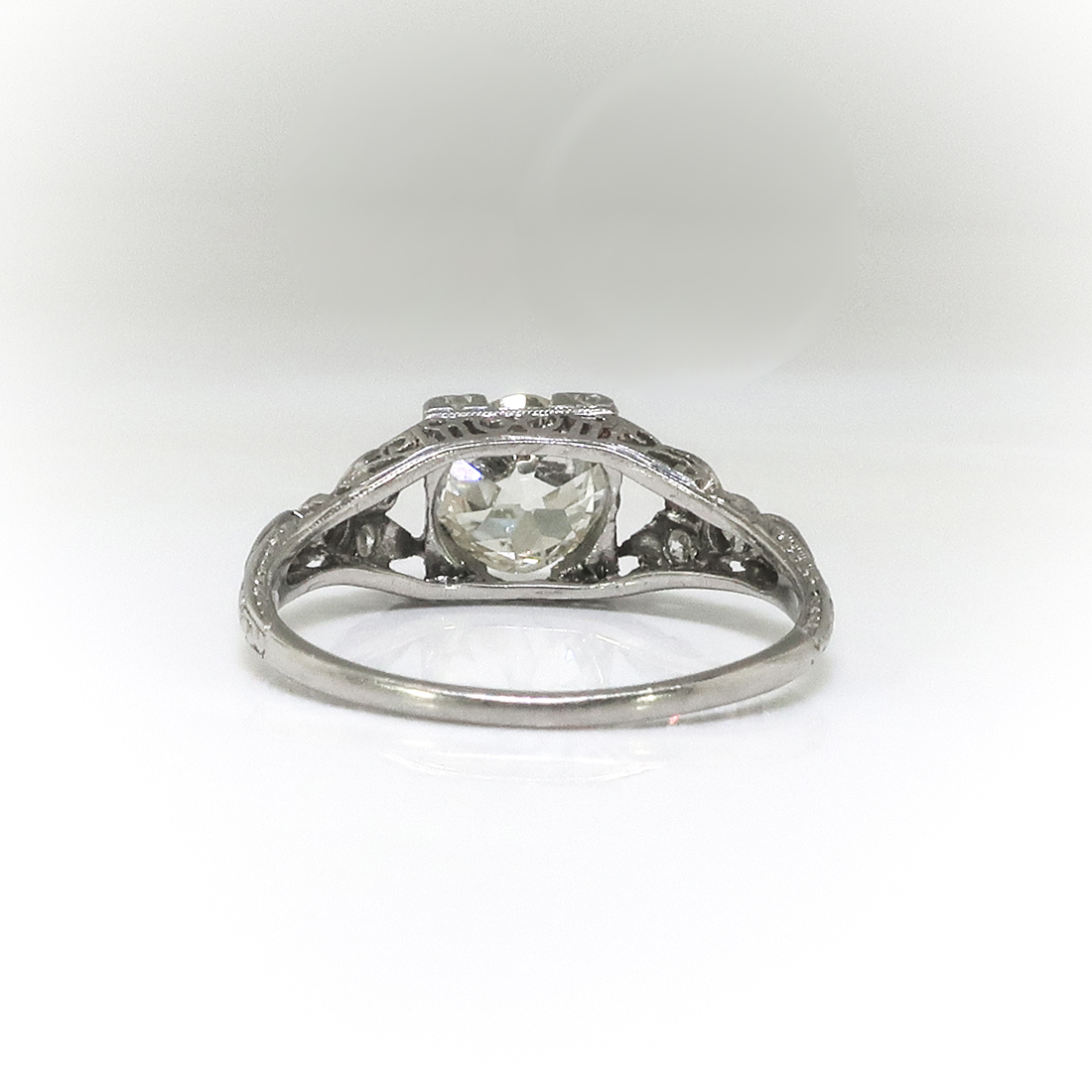 Art Deco Engagement Ring Vintage 1930's 1.56ct t.w. Old European Cut ...