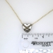 Rare Tiffany & Co. Two Tone Heart Pendant SS/14k 