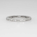 Rare 1950's Cartier .40ct t.w. Mixed Cut Diamond Eternity Wedding Band Size 5 Platinum