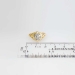 Beautiful Vintage Jabel .44ct t.w. Diamond Floral Engagement Ring 18k/Platinum