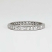 Art Deco .50ct t.w. Old Diamond Eternity Wedding Band Size 6 Platinum