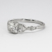 Glorious .48ct t.w. 1940's Old Transitional Cut Diamond Engagement Ring 14k