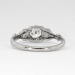 Glorious .48ct t.w. 1940's Old Transitional Cut Diamond Engagement Ring 14k