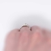 Glorious .48ct t.w. 1940's Old Transitional Cut Diamond Engagement Ring 14k