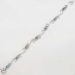 Estate Swirling 3.10ct t.w. Aquamarine & Diamond Bracelet 18k White Gold