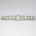 Sensational 1920's 2.15ct t.w. Huge Old Cushion Cut Diamond Bar Pin Platinum/14k