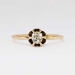 Beautiful .18ct Buttercup Old Mine Cut Diamond Engagement Ring 14k