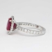 Museum Quality 2.86ct t.w. Natural Red Spinel & Diamond Halo Ring Platinum