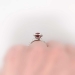 Museum Quality 2.86ct t.w. Natural Red Spinel & Diamond Halo Ring Platinum