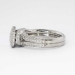 Heavenly Estate Ritani 2.25ct t.w. Emerald Cut Diamond & Pave' Halo Diamond Engagement Ring Platinum