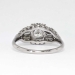 Amazing 1.15ct t.w. 1930's Art Deco Old European Cut Diamond Engagement Ring Platinum