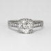 Perfect 1.98ct t.w. Vintage Old European Cushion Cut Diamond Filigree Engagement Ring Platinum