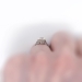 Perfect 1.98ct t.w. Vintage Old European Cushion Cut Diamond Filigree Engagement Ring Platinum