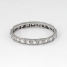 Art Deco .50ct t.w. Filigree Diamond Eternity Band Ring Platinum Size 5.5