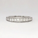 Beautiful Estate .45ct t.w. 11 Diamond Bead Set Wedding Band Ring Platinum