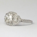 Art Deco Sensational 1930's 1.56ct t.w. Old European Cut Diamond Engagement Ring Platinum