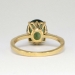 Estate 2.87ct t.w. Rich Oval Green Tourmaline & Diamond Ring 18k