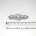 Art Deco Vintage 1930's Opal Old European Cut Diamond Platinum Brooch Pin Pendant