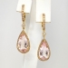 Stunning 8.48ct t.w. Morganite & Diamond Chandelier Dangle Earrings 18k