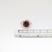 Vintage Edwardian 4.61ct t.w. Rhodolite Garnet & Old European Cut Diamond Ring 18k