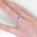 Bright & Beautiful VCA 1ct t.w. Estate Blue Pink Sapphire Filigree Platinum Band Ring