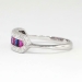 Bright & Beautiful VCA 1ct t.w. Estate Blue Pink Sapphire Filigree Platinum Band Ring