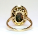 Art Nouveau 1900s 2ctw Opal & Rose Cut Diamond Halo Ring 10k