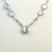 Antique Art Nouveau 1900's 30ct t.w. Moonstone Necklace Sterling Silver