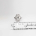 Edwardian 1920's 2.19ct t.w. Old European Cut Diamond Engagement Anniversary Ring Platinum