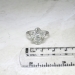 Vintage 1.33ct t.w. Old Mine Cut Diamond Floral Milgrain Bezel Platinum Ring