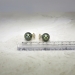 Estate 11mm Black Tahitian Pearl & .30ct t.w. Diamond Earrings 18k