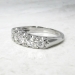 Vintage 1950's .90ct t.w. Diamond Wedding Stacking Band Ring 14k