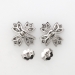 Estate Tiffany & Co. .70ct t.w. Diamond Floret Snowflake Stud Earrings Platinum