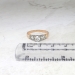 Retro Vintage 1940's .66ct t.w. Old European Cut Diamond Three Stone Engagement Ring 14k