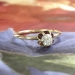 Beautiful .18ct Buttercup Old Mine Cut Diamond Engagement Ring 14k