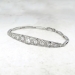 Vintage Edwardian 1920's .75ct t.w. Old European Cut & Rose Cut Diamond Bracelet 18k