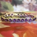 Estate Vintage 1990's 24.50ct t.w. Amethyst & Diamond Tennis Bracelet 18k Yellow Gold 7.25' Long