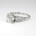 Charming 1.92ct t.w. Old European Cushion Cut Diamond Filigree Engagement Ring Platinum