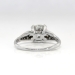 Charming 1.92ct t.w. Old European Cushion Cut Diamond Filigree Engagement Ring Platinum