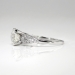 Charming 1.92ct t.w. Old European Cushion Cut Diamond Filigree Engagement Ring Platinum