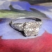 Charming 1.92ct t.w. Old European Cushion Cut Diamond Filigree Engagement Ring Platinum