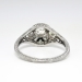 Vintage Antique Edwardian 1920's .35ct t.w. Old European Cut Floral Filigree Platinum Engagement Ring