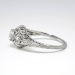 Vintage Antique Edwardian 1920's .35ct t.w. Old European Cut Floral Filigree Platinum Engagement Ring