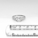 Vintage Art Deco 1930's 1.50ct t.w. Emerald Cut Diamond Engagement Wedding Ring Platinum