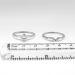 Vintage 1960's .40ct Marquise Diamond Wedding Ring Band Bridal Set 14k White Gold