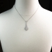 Art Deco 1930's Vintage .40ct t.w. Filigree Old European Cut Diamond Pendant Necklace Platinum 14k White Gold